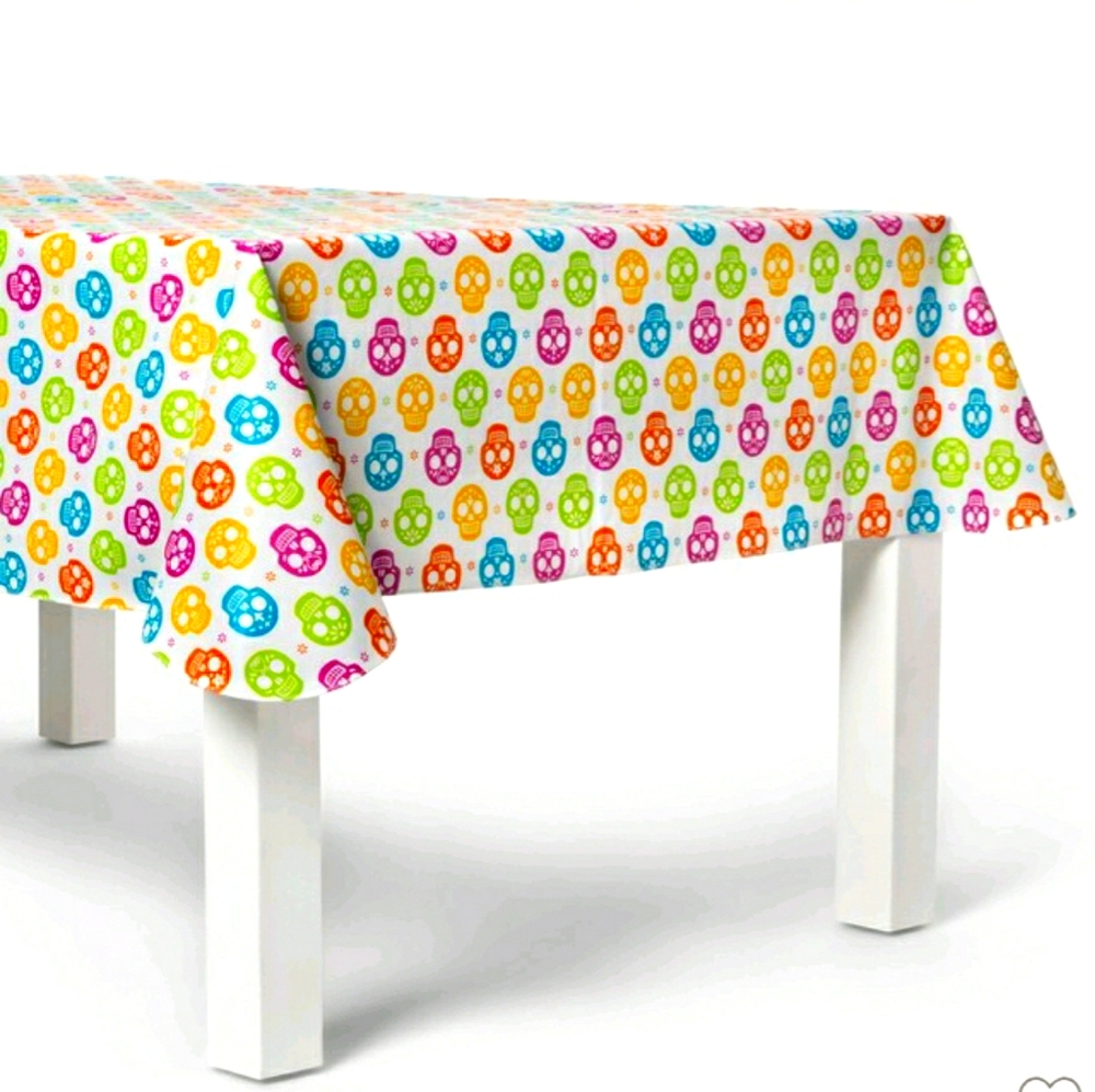 NWT Sugar Skull☆Day of the Dead☆Halloween ☆ Decorative tablecloth
